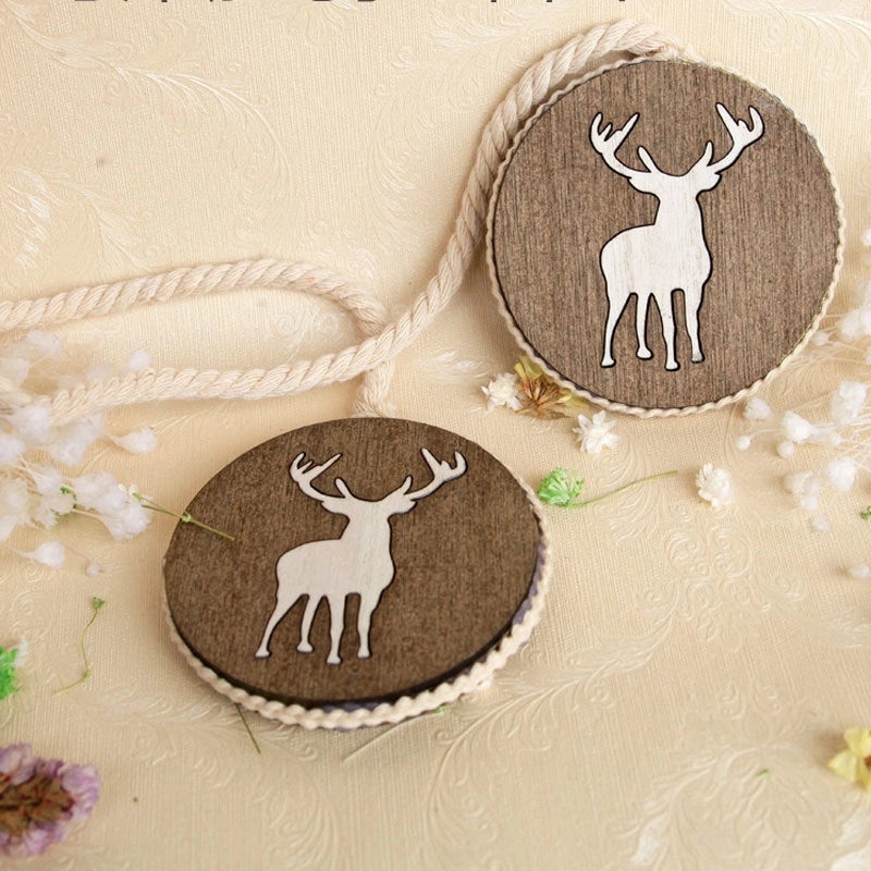 Adorable Cactus Deer Wooden Curtain Tieback | Home Decor Accessories