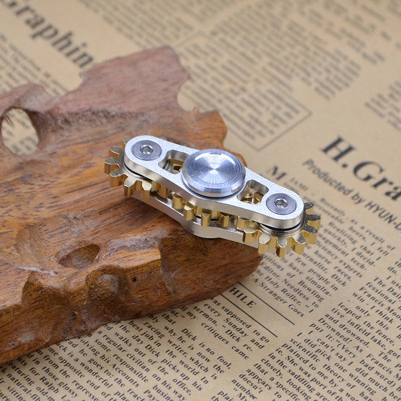 Nine-Tooth Gear Fingertip Spinner Decompression Toy EDC | Fidget Spinners & Stress Relief Toys