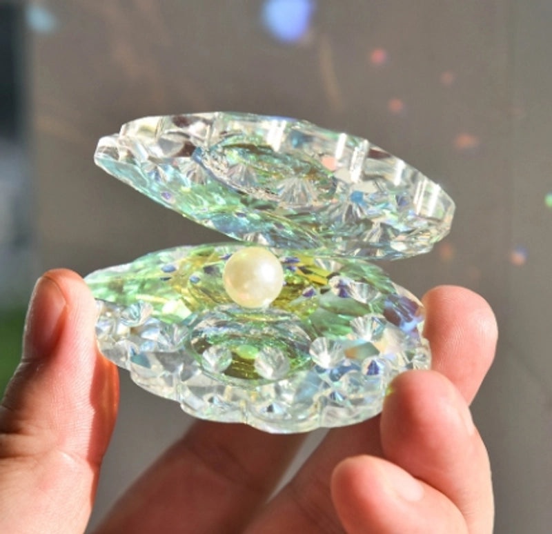 Elegant Minimalist Shell Crystal Ornaments for Casual Decor | Home Decor & Accessories