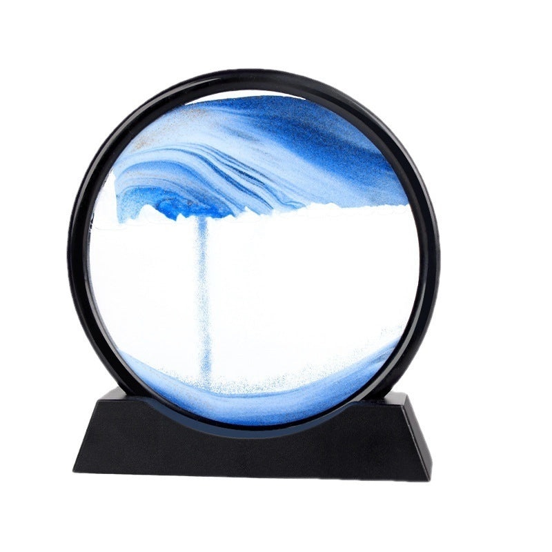 3D Quicksand Painting for Living Room and Office Desktop Decoration | Home Decor & Office Accessories