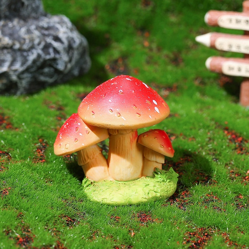 Handcrafted Resin Mushroom Figurines for Home Decor|Home Decor & Ornaments