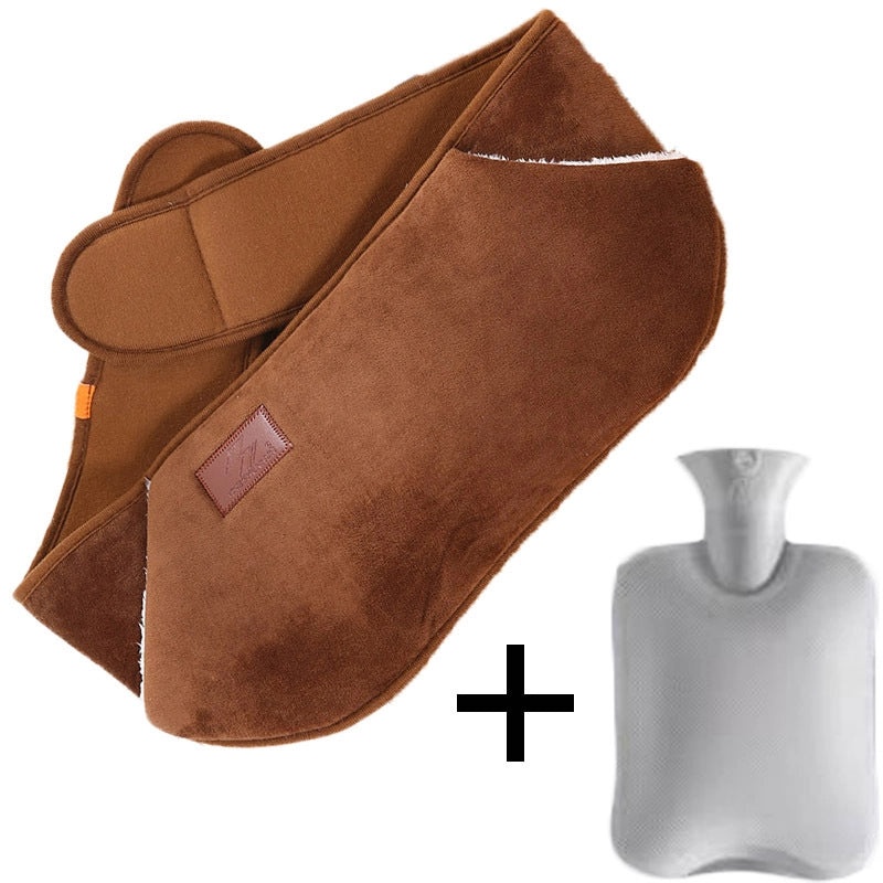 Plush Hot Water Bag with Protective Belt for Waist and Hands Warmth | Home & Personal Care