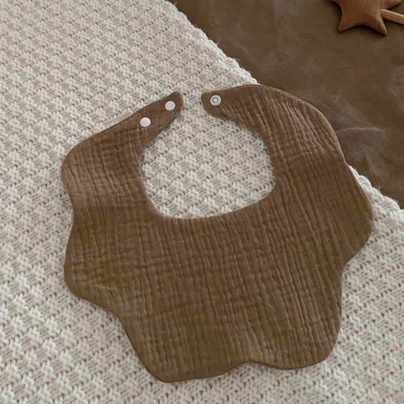 Cotton Baby Burp Cloths Solid Color Minimalist Design Soft Absorbent Baby Essentials|Baby Care Accessories