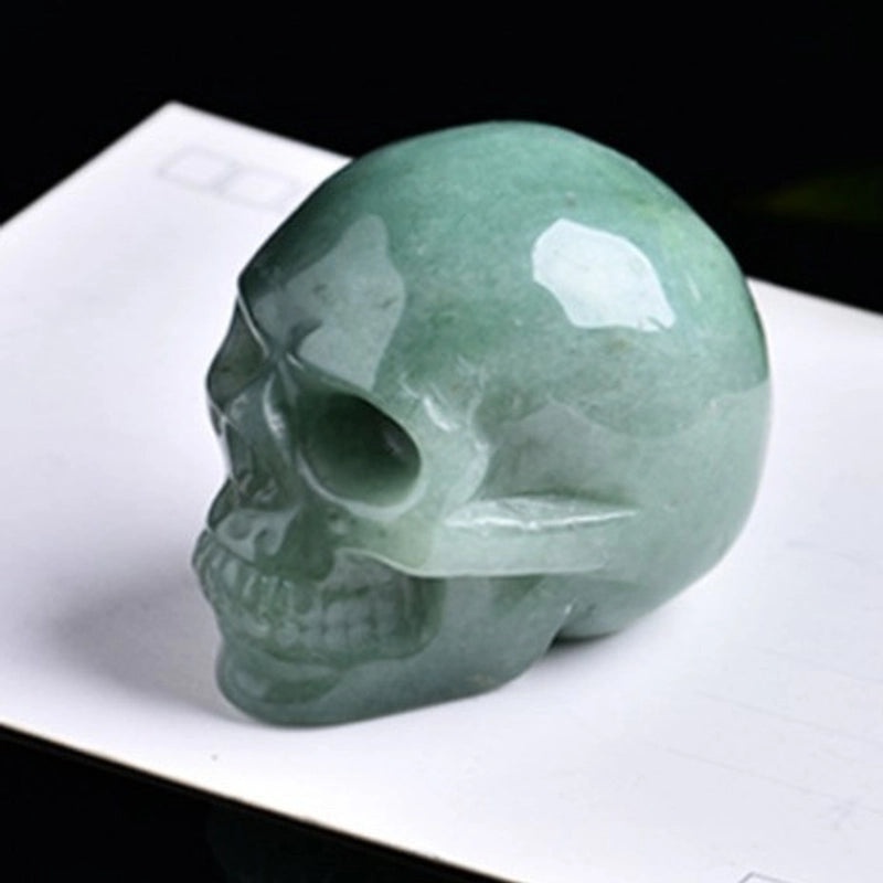 Minimalist Halloween Skull Gem Crystal Ornaments | Halloween Decorations