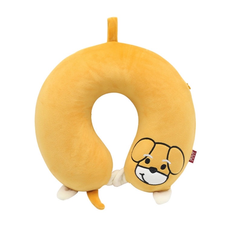 Cartoon Memory Foam U-Shaped Neck Pillow for Travel, Office, and Home | Travel Accessories