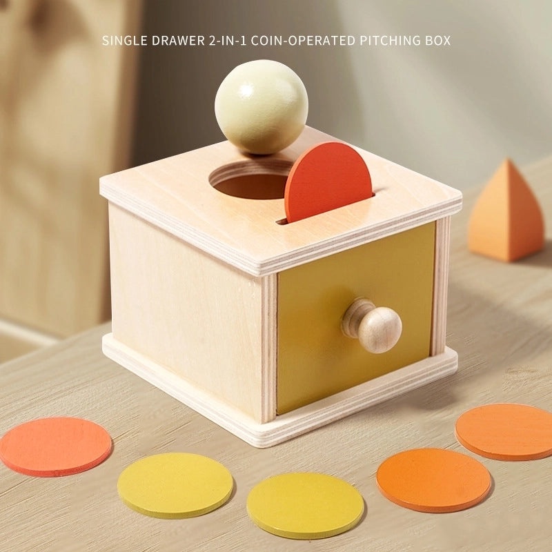 Montessori Wooden Ball Drawer Educational Toy | Educational Toys & Teaching Aids