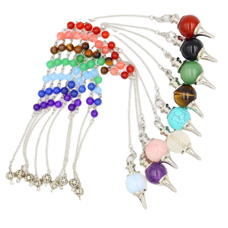 Minimalist Natural Stone Crystal Suncatcher Wind Chime Wall Hanging | Home Decor