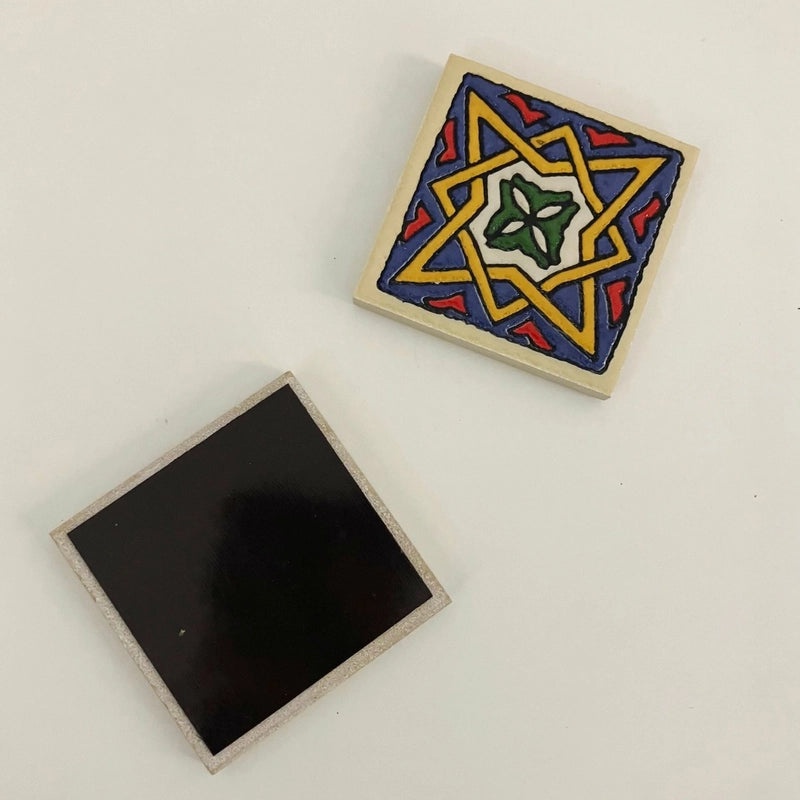 Color Block Minimalist Synthetic Resin Fridge Magnet|Home Decor Accessories