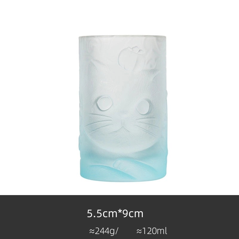 Adorable Cat Glass Tumbler 1 Piece | Drinkware