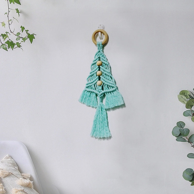 Christmas Cute Solid Color Cotton Tapestry Decorations|Home Decor