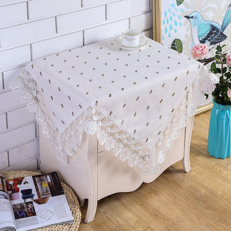 Simple Geometric Cotton Linen Tablecloths for Modern Dining|Home Decor Table Linens