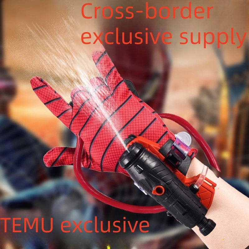 儿童蜘蛛手腕发射器 水枪玩具 手动喷水手套 | 儿童玩具