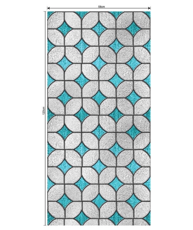 European Frosted Glass Window Film 58x120cm Electrostatic Privacy Sticker for Bathroom Toilet Renovation|Home Decor Accessories