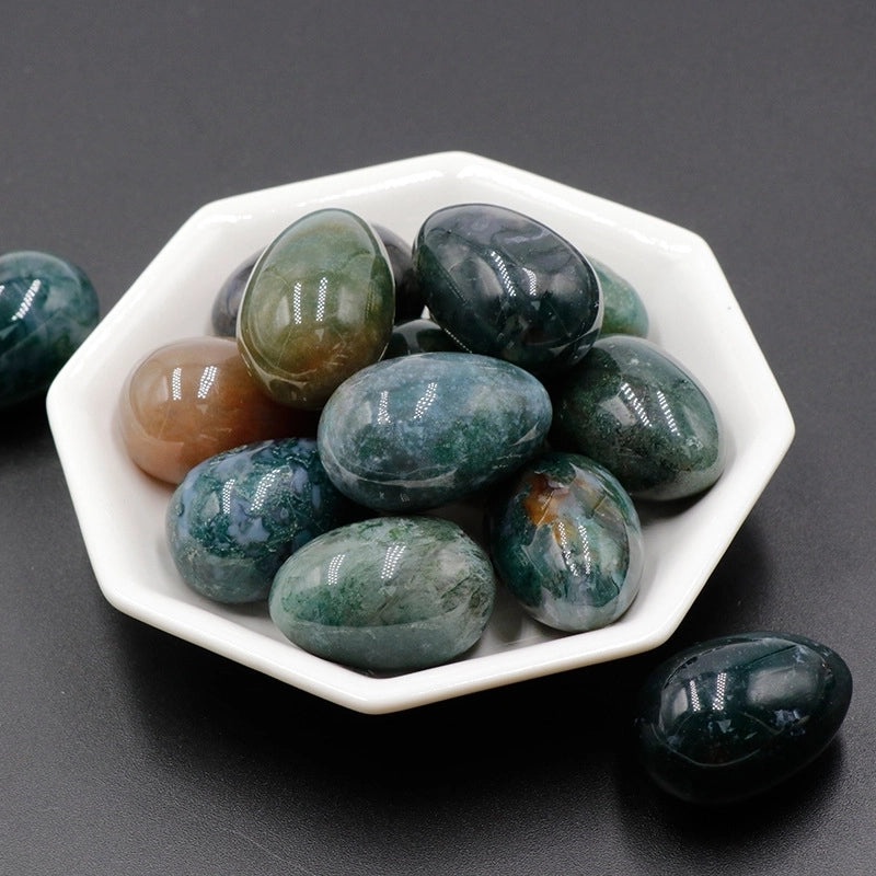 Natural 30mm Agate Egg Stone Semi-Precious Crystal Mineral Specimen|Semi-Precious Stones & Crystals