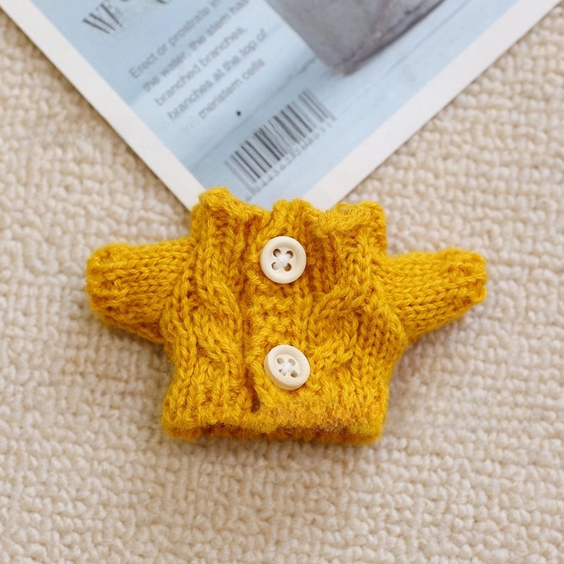 West Highland Hanging Button Sweater for Small Cotton Dolls | Doll Clothes & Accessories