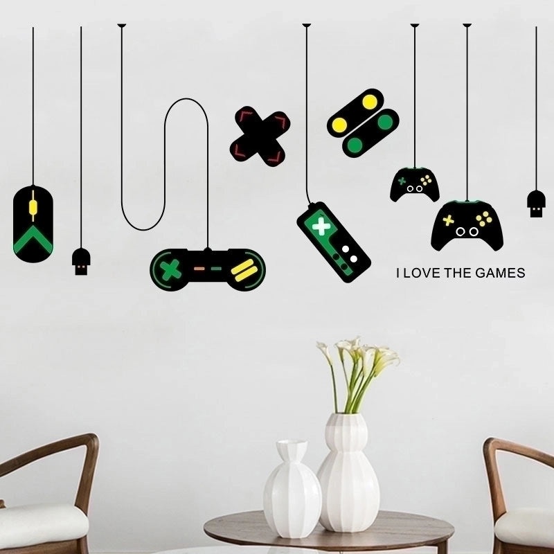 Console Game Controller Wall Decals for Kids Room|Home Decor Wall Stickers