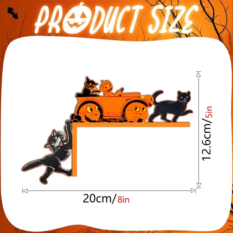 Halloween Pumpkin Wood Hanging Decoration for Fall | Seasonal Home Decor