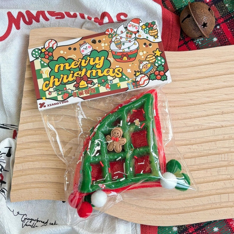 Christmas Tree Donut Fidget Toy Squeezing Stress Relief TPR Sensory Toy | Stress Relief Toys