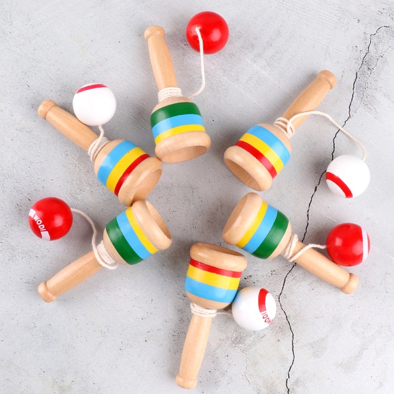Colorful Wooden Ball Game Toy for Kids | Educational Wooden Toys