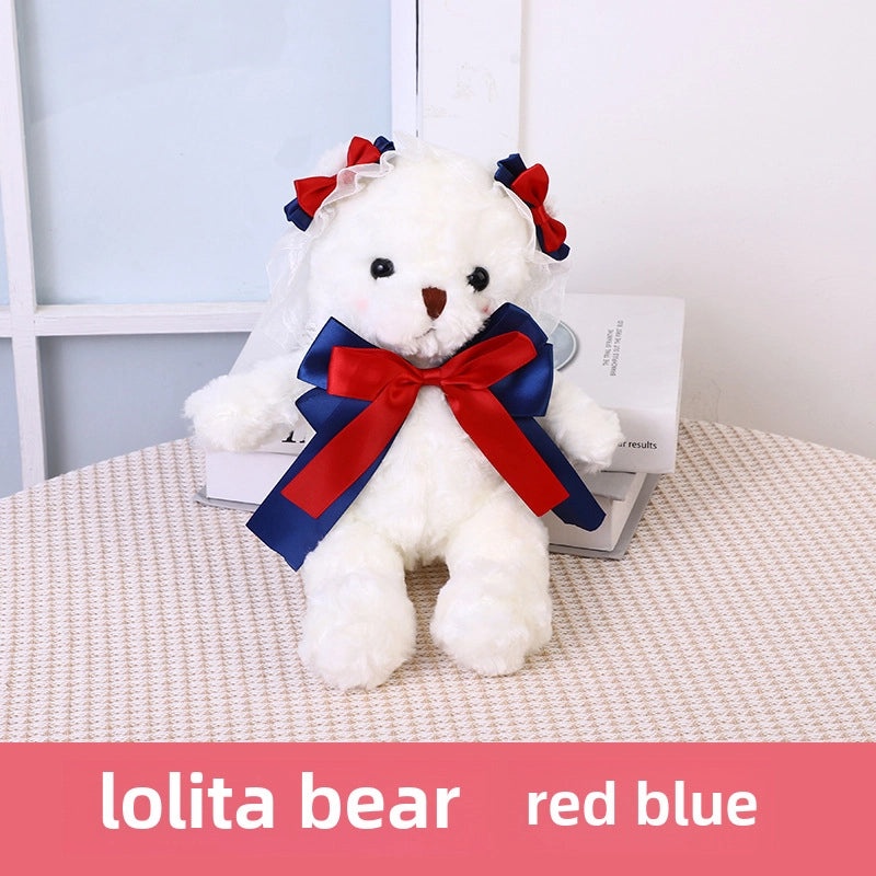 Lolita Bear Plush Doll Rose Velvet Ragdoll Cute Girl Toy Gift Soft Stuffed Animal|Plush Toys & Stuffed Animals