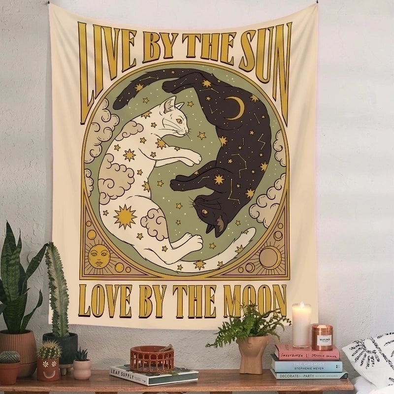 Classic Color Block Polyester Tapestry for Home Decor|Wall Hangings & Tapestries