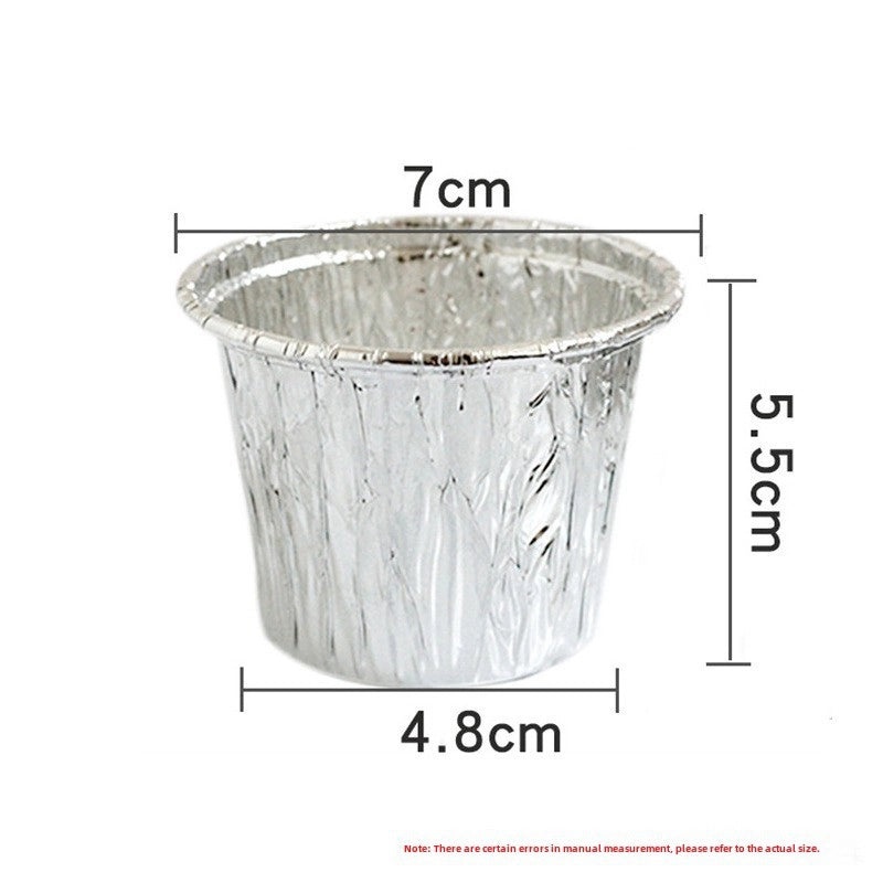 Disposable Aluminum Egg Tart Cups 100pcs | Bakeware & Baking Supplies
