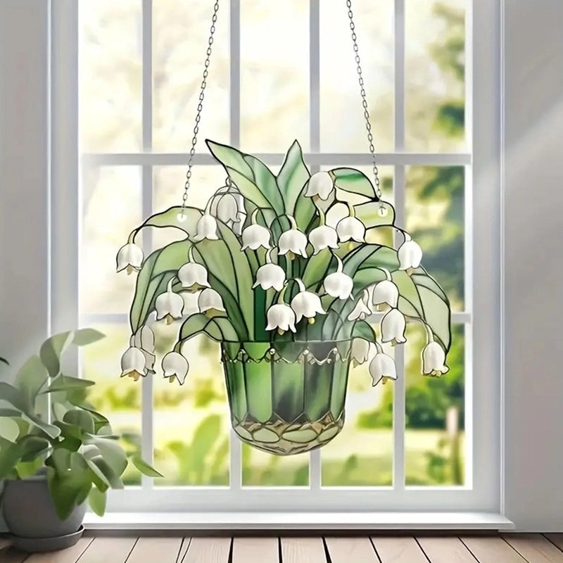 Garden Style Acrylic Linglan Solar Light Catcher | Home Decor & Window Hangings