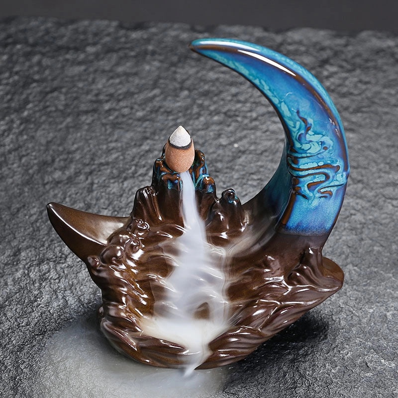 Minimalist Purple Moon Sand Ornaments for Casual Elegant Decor | Home Decor Accessories