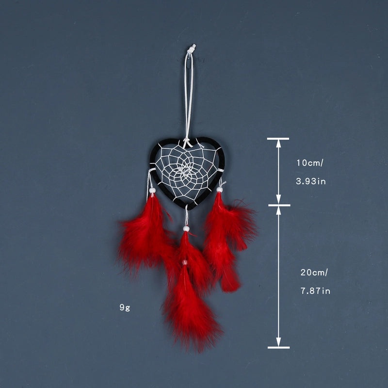 Retro Christmas Heart Pendant Wall Art Plastic Polyester Decoration|Home Decor & Wall Art