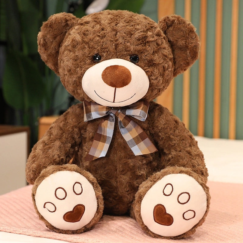 Cute Plush Bear with Bow Knot Soft PP Cotton Stuffed Animal Toy | Stuffed Animals & Plush Toys