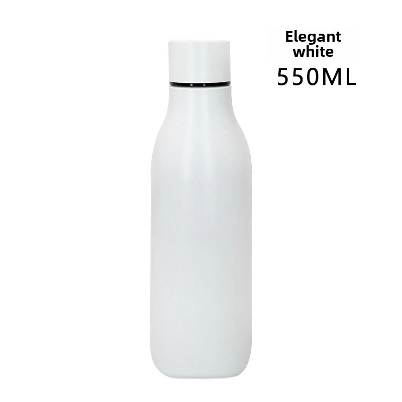 Stainless Steel Vacuum Coke Bottle Double Layer 304 Large Capacity Sports Water Cup|户外运动水杯