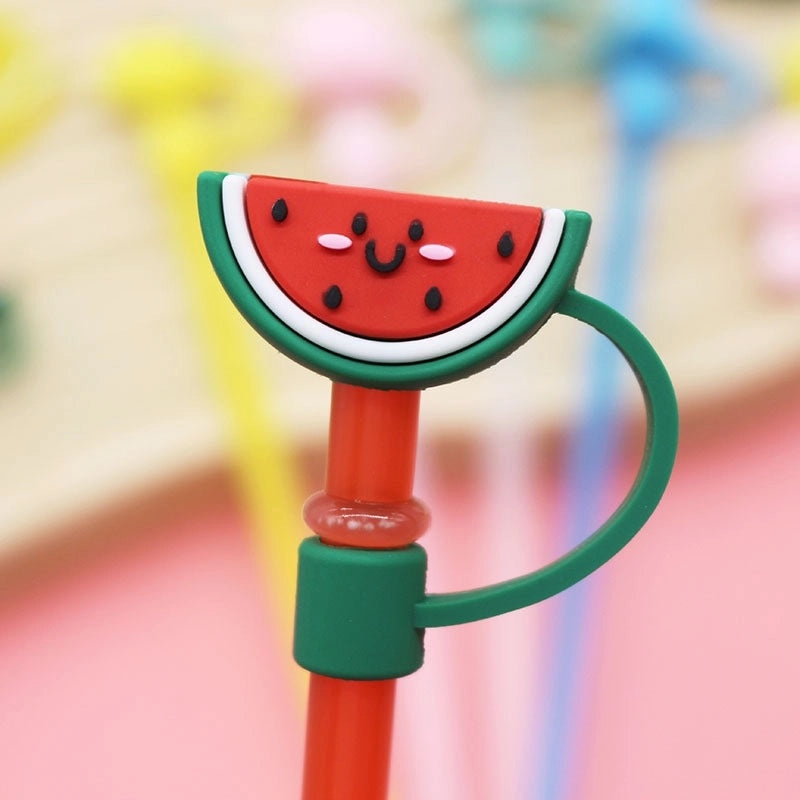 Adorable Animal & Fruit Silicone Straw Single Pack|Drinkware & Bar Accessories