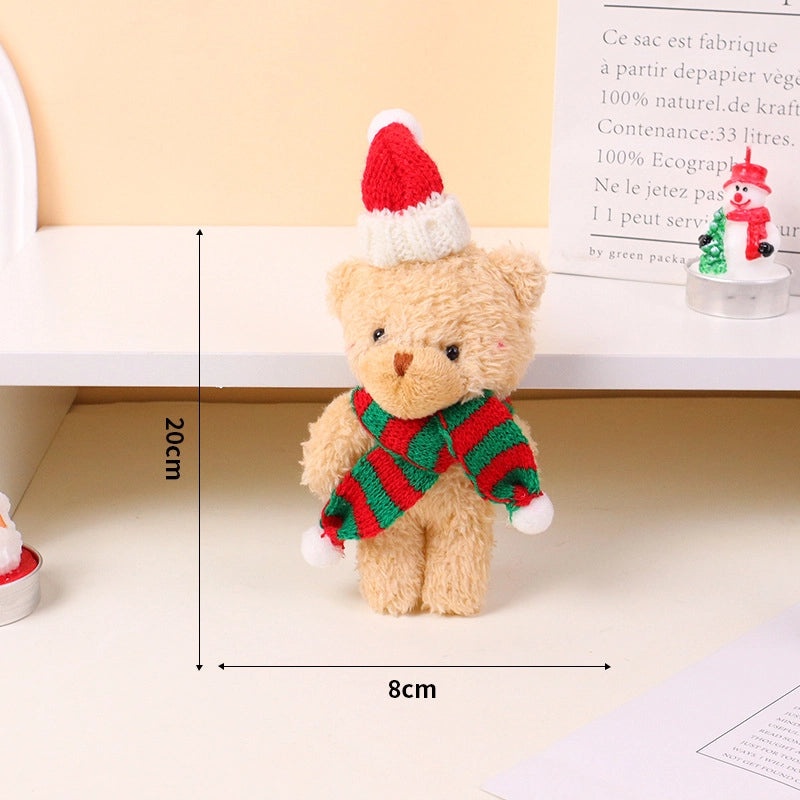 Christmas Plush Bear Stuffed Animal Soft PP Cotton Toy Gift for Kids|Stuffed Animals & Plush Toys