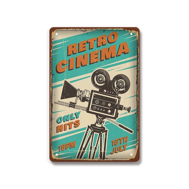 10 Retro Letter Flame Cattle Iron Wall Art Ornaments Set|Home Decor Wall Art