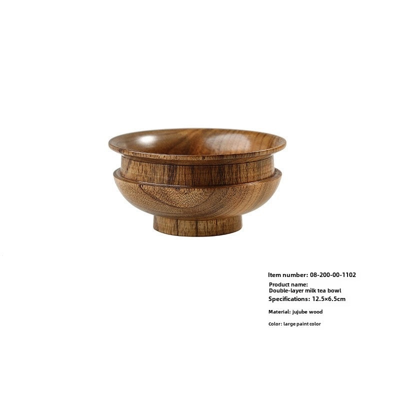 Japanese Retro Jujube Wood Mug Solid Wood Tea Cup Beer Cup Vintage Home Drinkware|Home & Kitchen > Drinkware > Mugs & Cups