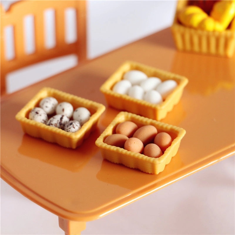 Miniature Dollhouse Food Set for OB11 Model | Miniature Food & Dollhouse Accessories