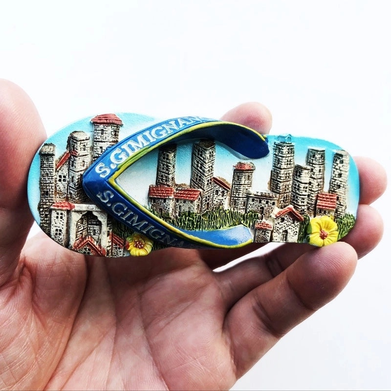 3-Piece Retro Streetwear Color Block Synthetic Resin Magnets Set|Home Decor & Magnets