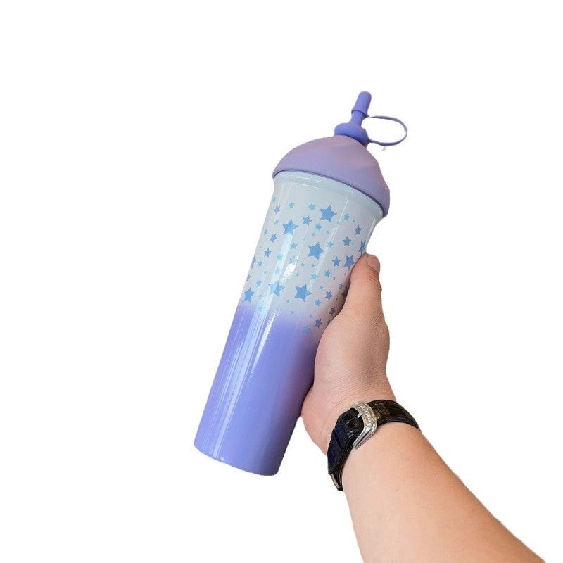 Cute Cartoon Star PC Thermos Mug 1 Piece | Drinkware & Thermoses