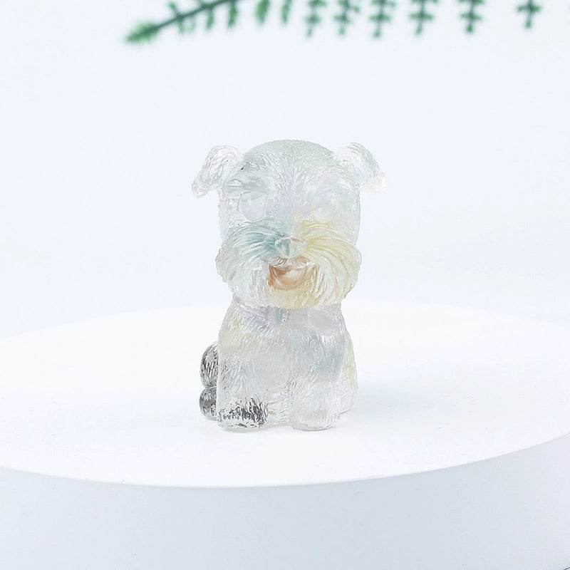 Adorable Dog Shaped Crystal Figurines for Home Decor|Decorative Figurines