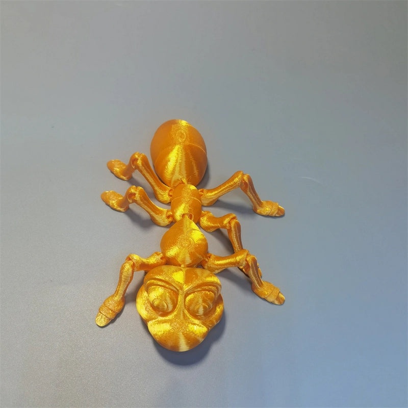 3D Printed Animal Figurines Toy Ant Frog Hermit Crab Decorative Dolls for Stall Display|Home Decor & Collectibles