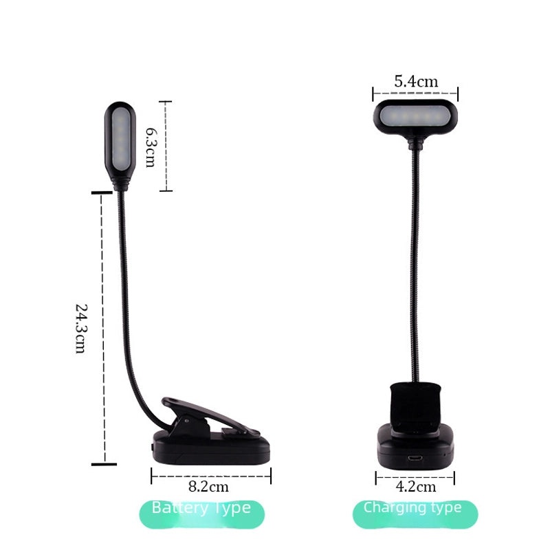 Creative USB Clip-on Desk Lamp for Reading and Studying Eye Protection for Dorm Bedroom|Desk Lamps