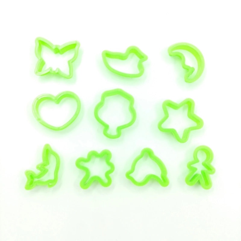 Hand-Painted Clay Geometric Toys for Toddlers Aged 3-6 | Educational Plastic Toy Sets