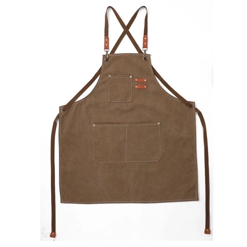 Vintage Plain Fabric Apron 1pc|Kitchen & Dining Accessories