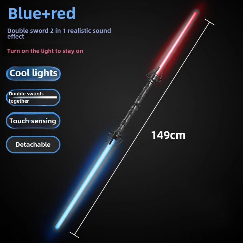 儿童激光剑二合一发光音乐玩具七彩光剑|儿童玩具