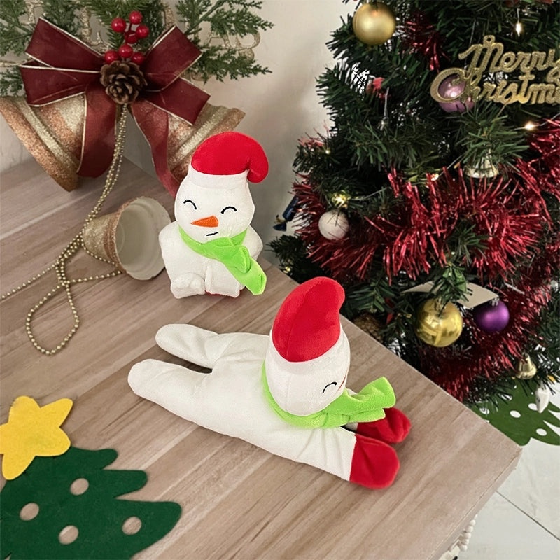 Christmas Plush Toys Santa Claus Snowman Elk Stuffed Animals Soft PP Cotton Gifts|Holiday Plush Toys