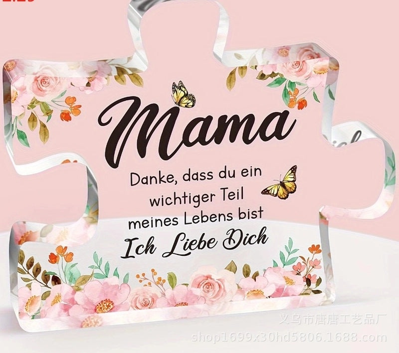 Charming Letter Flower Acrylic Ornament for Home Decor|Home Decor & Gifts