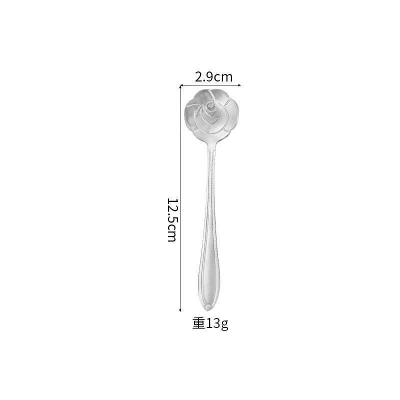 Elegant Floral Stainless Steel Spoon for Everyday Use | Kitchen Utensils