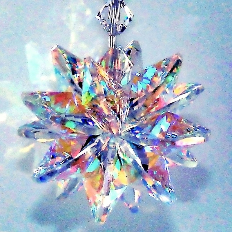 Magic Crystal Snowflake Pendant Car Charm|汽车挂饰