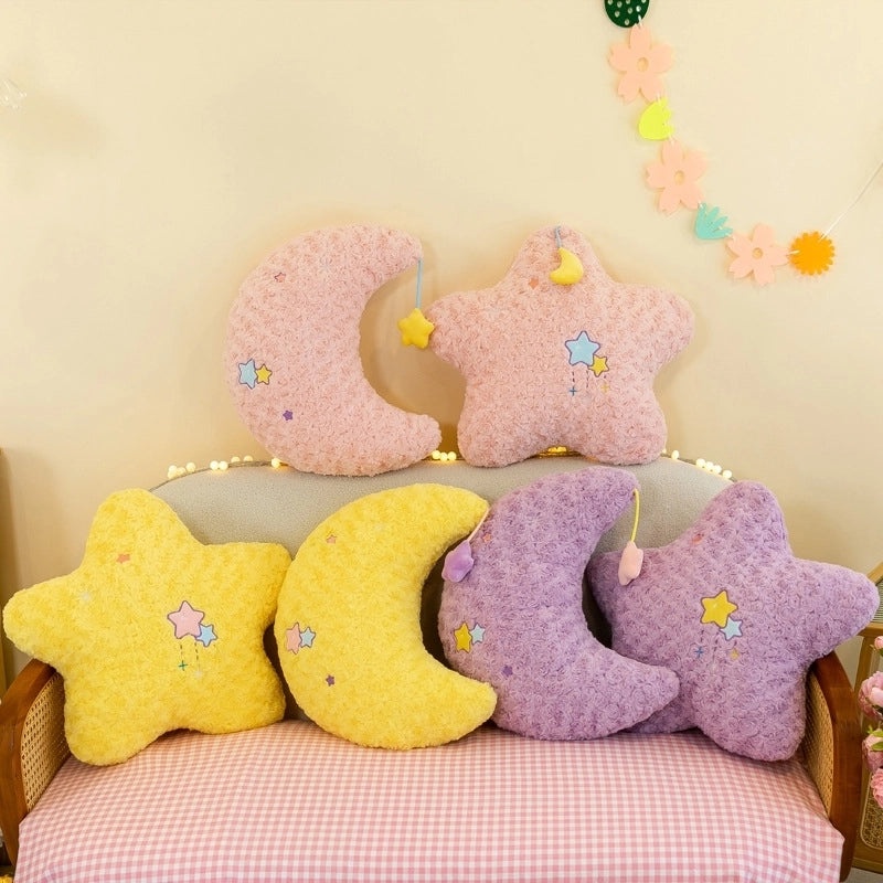 Star and Moon Plush Toys with Soft PP Cotton Stuffed Animals | Plush Toys & Stuffed Animals