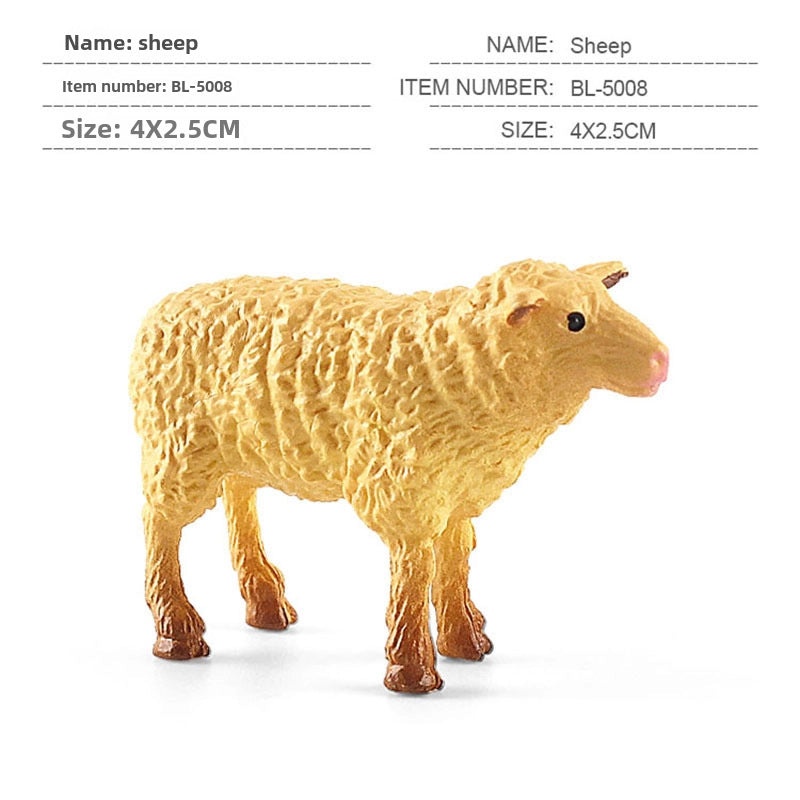 Mini Farm Animal Models Set|Home Decor & Miniatures